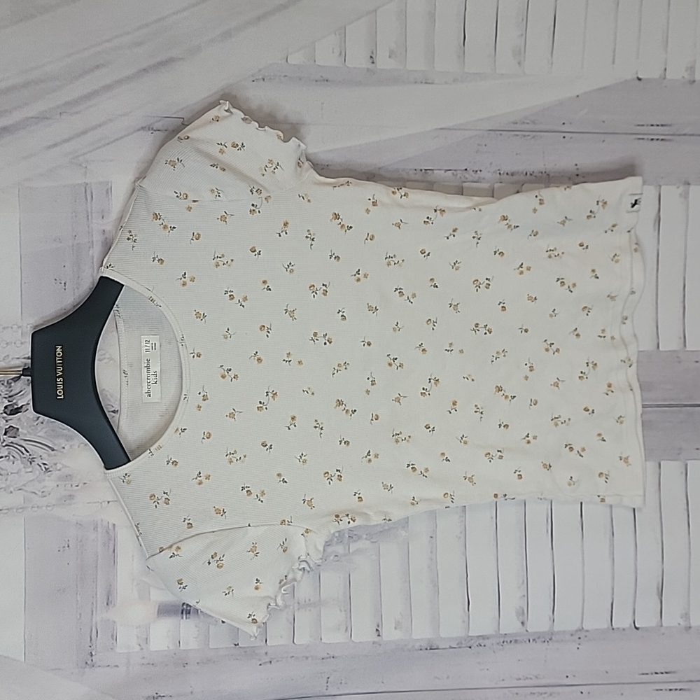 Abercrombie and fitch kids sunflower tee